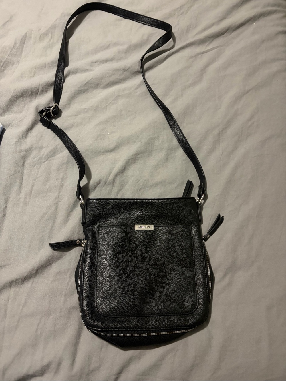 Roots - Black Crossbody Bag